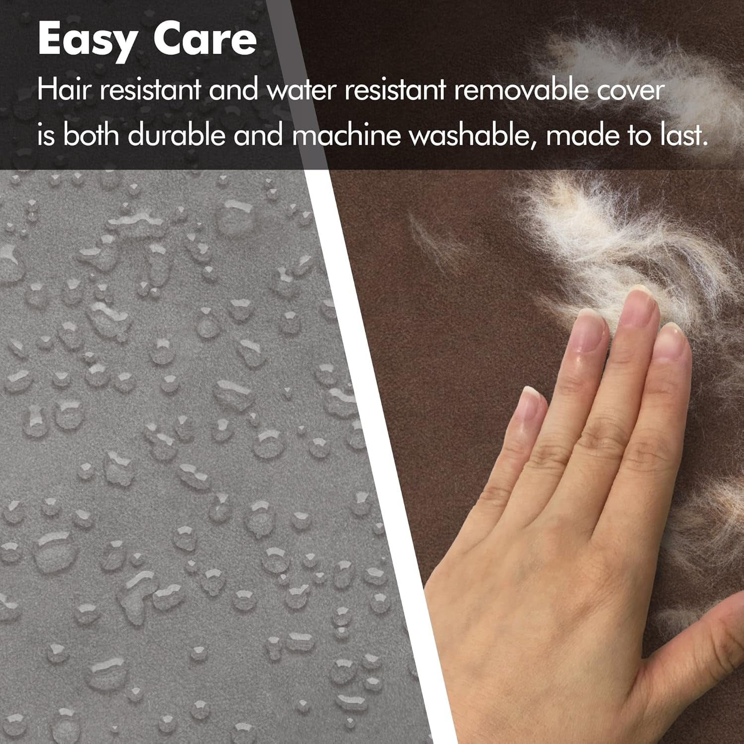 Orthopedic Dog Bed Lounge Sofa Removable Cover 100% Suede Mattress Memory-Foam with Bolster Rim Premium Prestige Edition